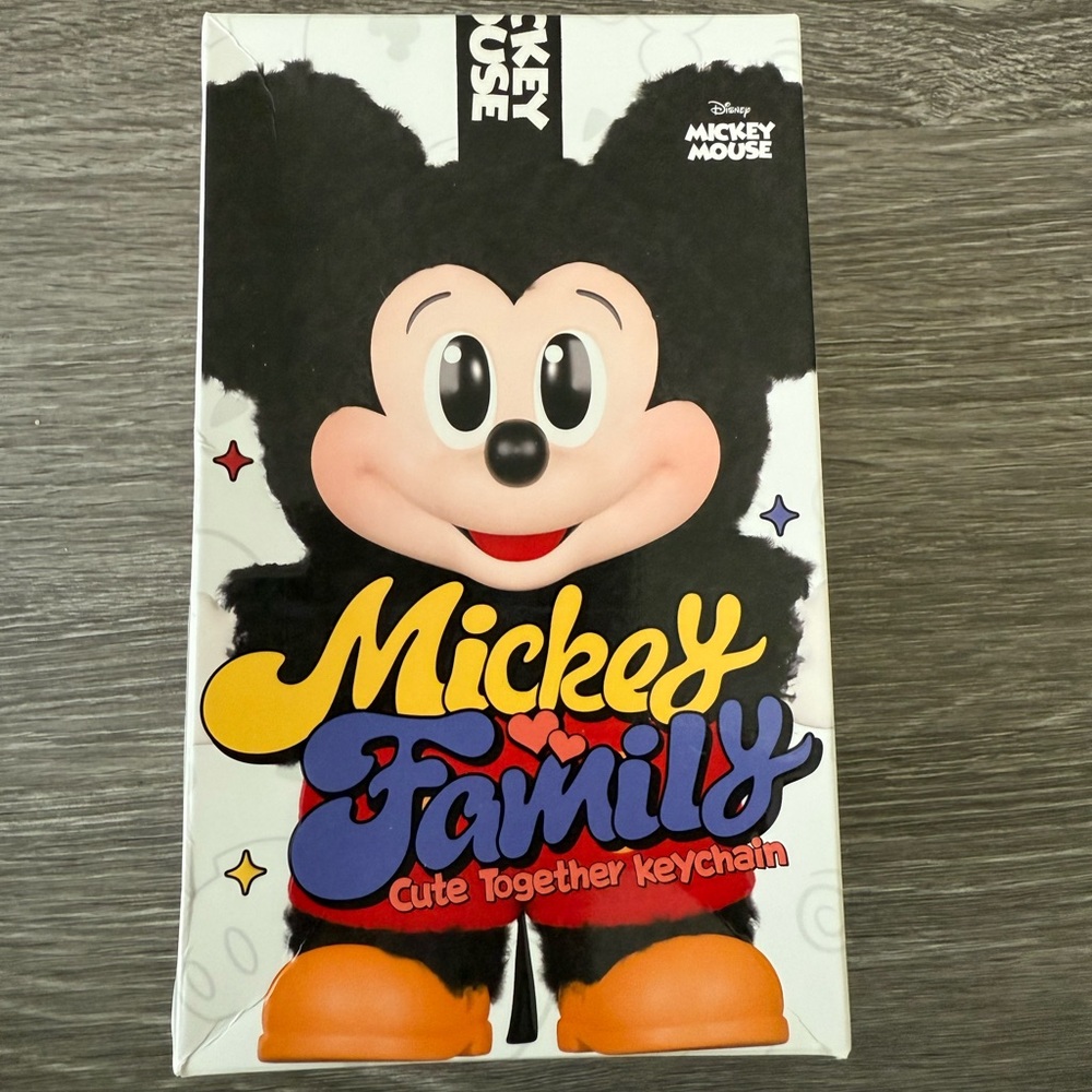 Disney Mickey Mouse Pop Mart Keychain - Black and White